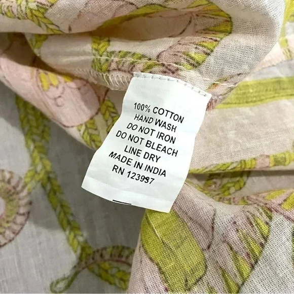 Debbie Katz Western Equestrian Print Embroidered Tunic Dress Coastal Cowgirl - Picture 6 of 9